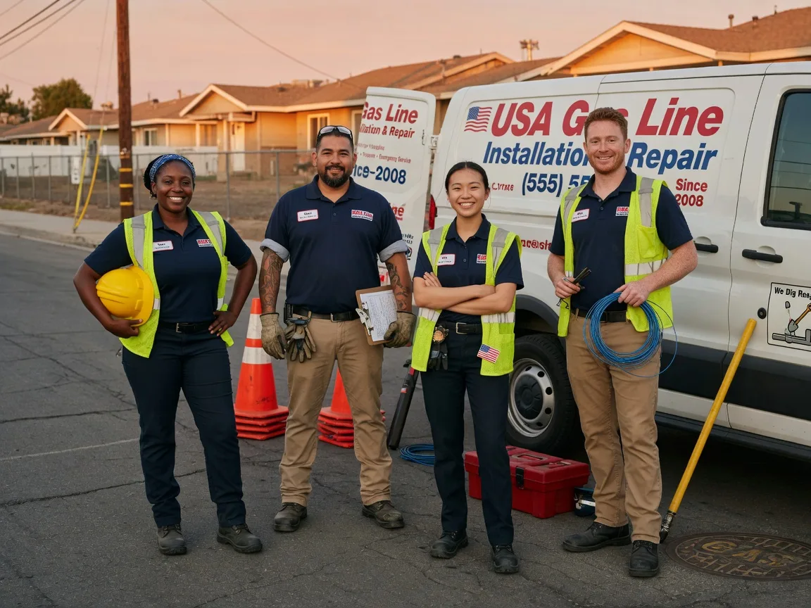Gas Line Installation company in Mutual, OK
